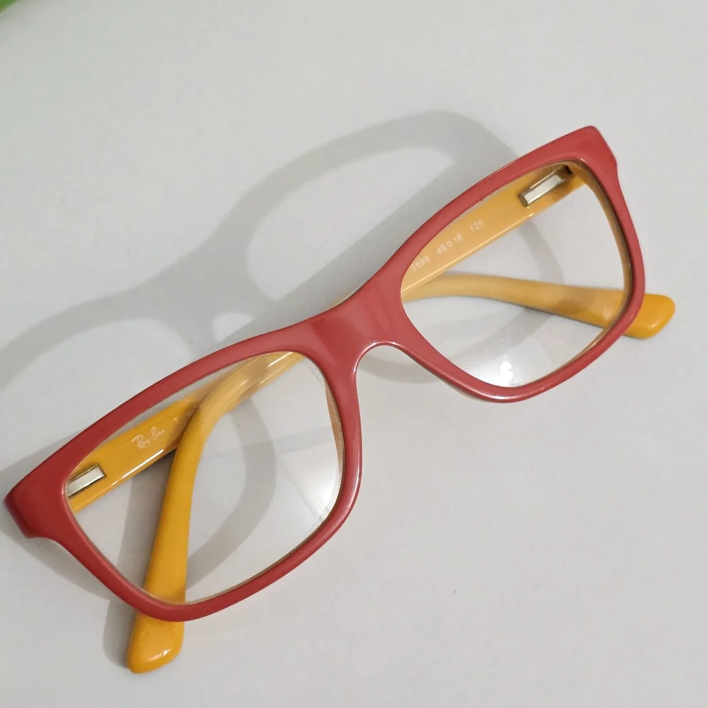 Ray-Ban Kids Pink and Orange Sunglasses Glasses Jr With Case